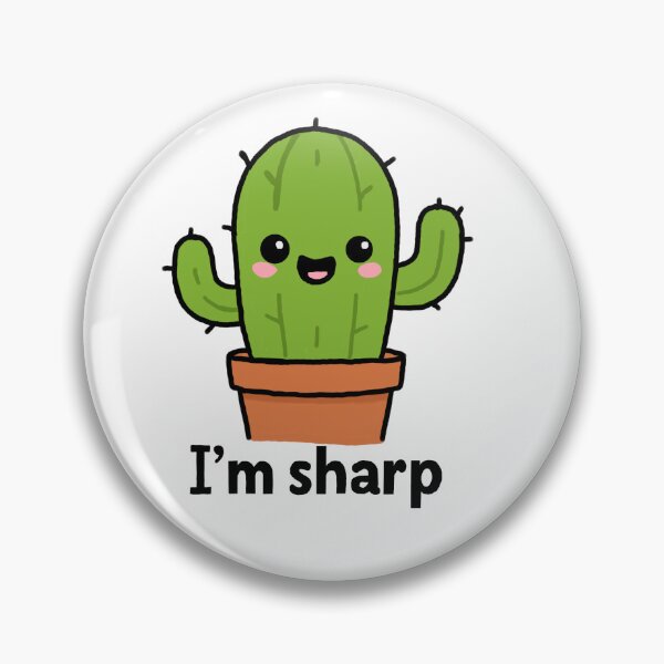 Item preview, Kawaii cactus - I’m sharp designed and sold by ShadowLines.