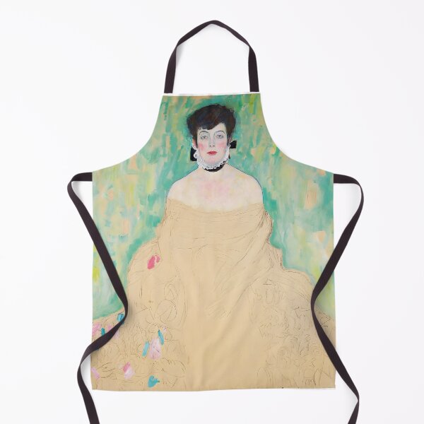 Item preview, Portrait of Amalie Zuckerkandl – unfinished art by Gustav Klimt (1917) designed and sold by EmeraldeaArt.