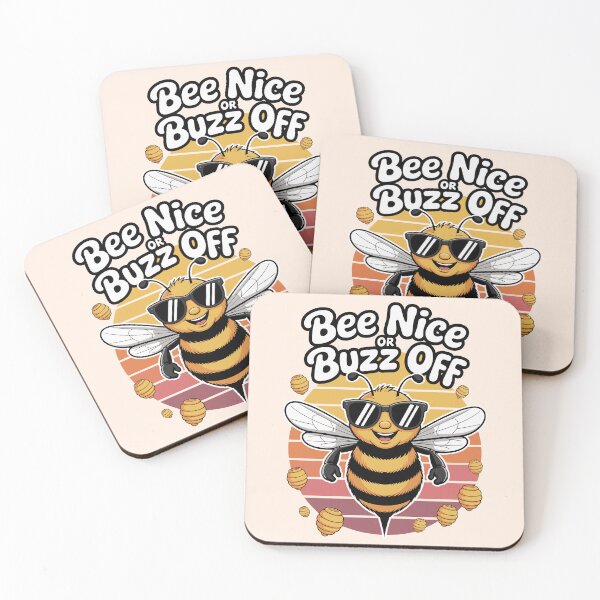 Item preview, Bee Nice or Buzz Off – Cool Bee designed and sold by shokA Design.