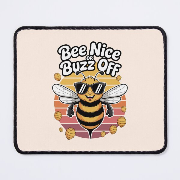Item preview, Bee Nice or Buzz Off – Cool Bee designed and sold by shokA Design.