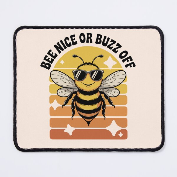 Item preview, Bee Nice or Buzz Off – Cool Bee designed and sold by shokA Design.
