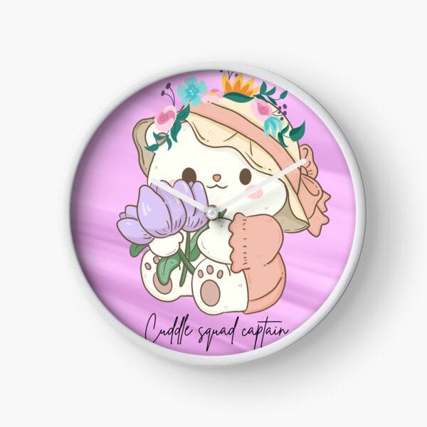 Item preview, Cuddle Squad Captain: Cute White Bear in Lavender Dream designed and sold by Deezyned.
