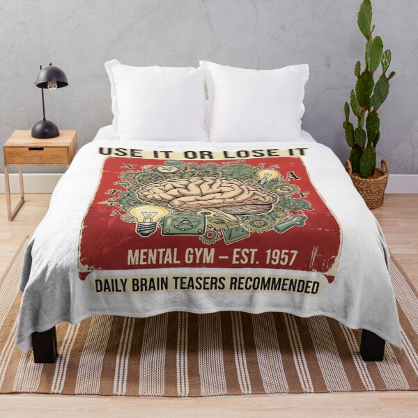 Item preview, Use It or Lose It – Vintage Brain Teaser Design designed and sold by ARTReMi.