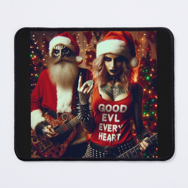 Item preview, Christmas Santa Guitar Punk Duo designed and sold by Voodoo Store Paranormal Collections.