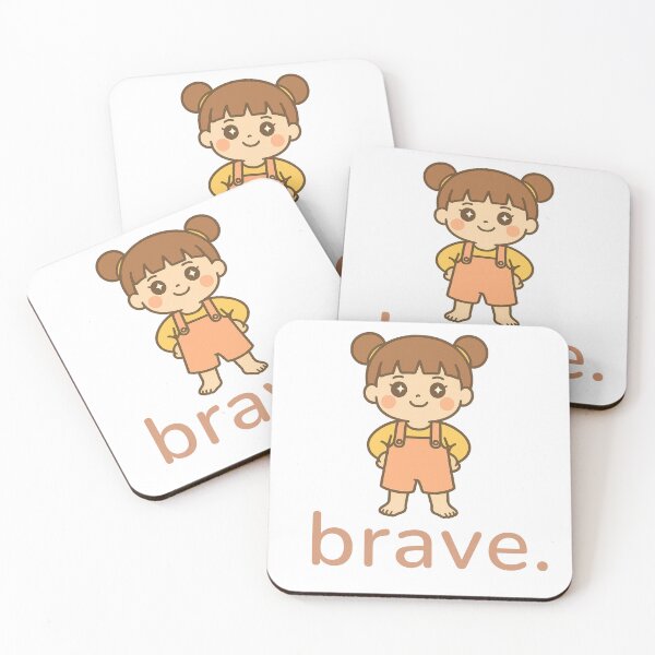 Item preview, Brave – Chibi Girl Standing Strong with Hands on Hips designed and sold by HelloPumpui.