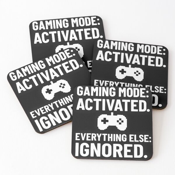 Artikelvorschau, Gaming-Modus aktiviert – Lustiges Gamer-Zitat entworfen und verkauft von Thread Respawn.