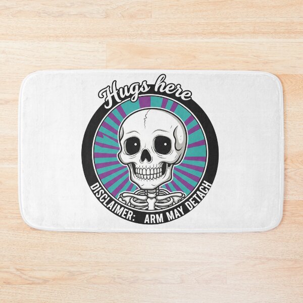 Item preview, Hugs Here Disclaimer: Arm May Detach Skeleton designed and sold by Owcomm.