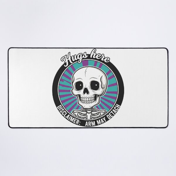 Item preview, Hugs Here Disclaimer: Arm May Detach Skeleton designed and sold by Owcomm.