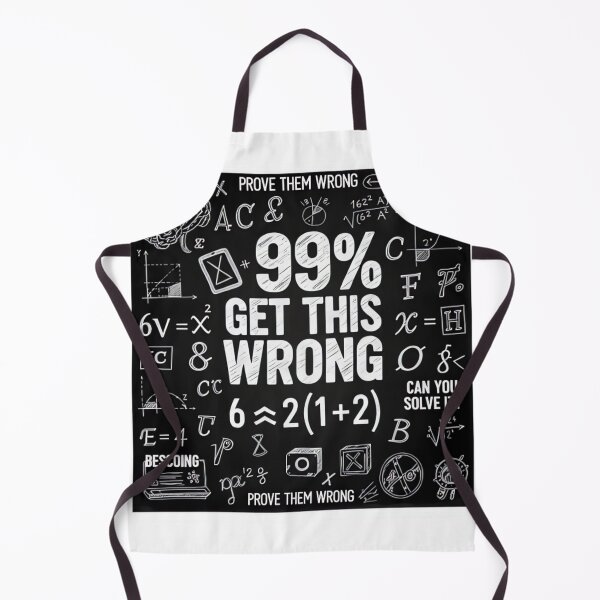 Item preview, 99% Get This Wrong – Chalkboard-Style Math Puzzle Design designed and sold by ARTReMi.
