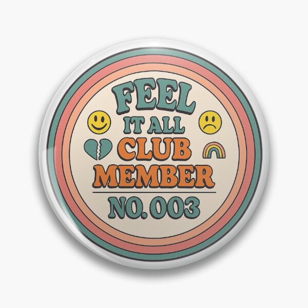 Item preview, Feel It All Club – Member No. 003 | Groovy Emotional Patch designed and sold by Feel It All Club.