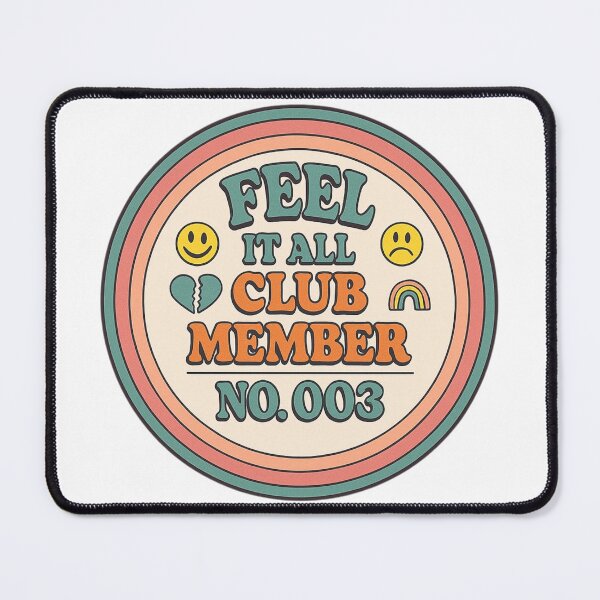 Item preview, Feel It All Club – Member No. 003 | Groovy Emotional Patch designed and sold by Feel It All Club.