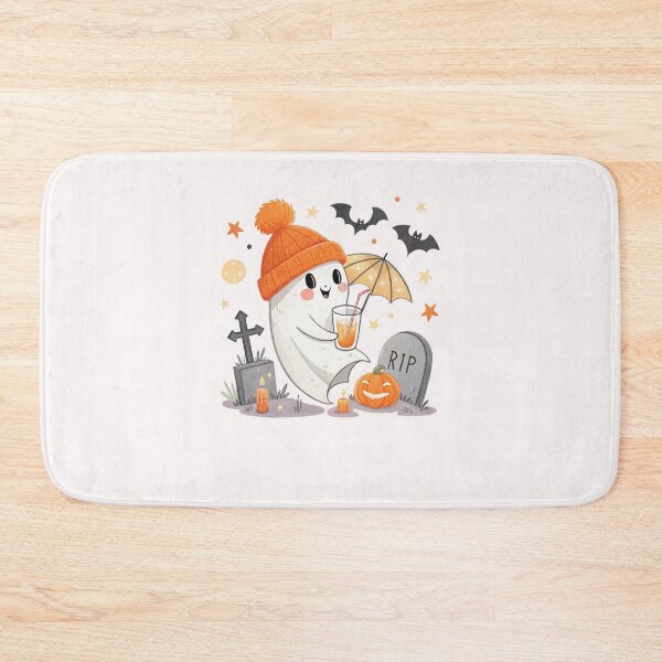 Item preview, Cute Ghost Coffee Pumpkin Halloween designed and sold by MOHITSALVI.