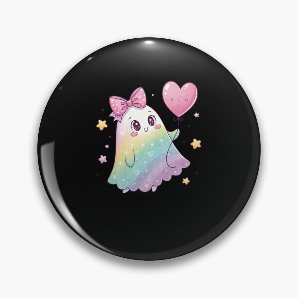 Item preview, Cute Ghost Heart Balloon Halloween designed and sold by MOHITSALVI.