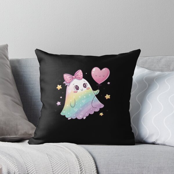 Item preview, Cute Ghost Heart Balloon Halloween designed and sold by MOHITSALVI.