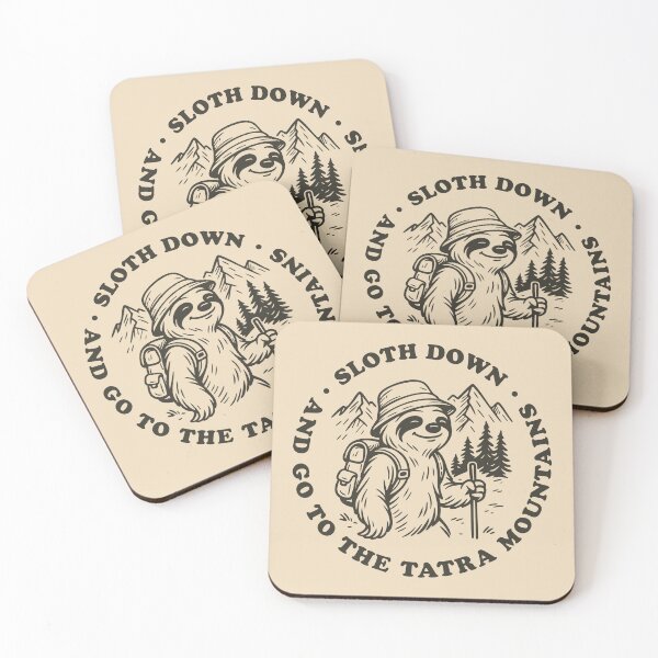 Item preview, Sloth Down and Go to the Tatra Mountains designed and sold by Maud Tee Art.