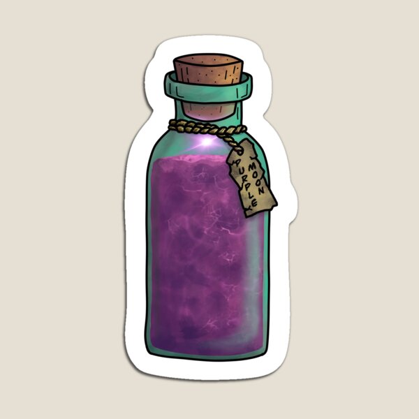 Artikelvorschau, Purple Moon Elixir – Mystische Zaubertrankkunst entworfen und verkauft von Iskren Krastev.