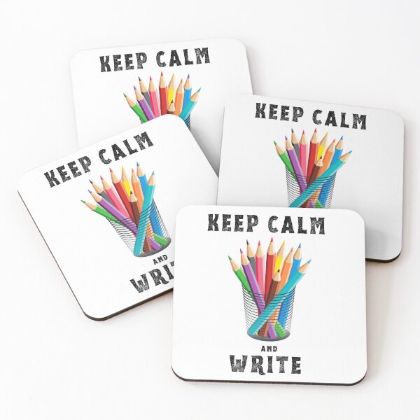 Item preview, Keep Calm and Write designed and sold by Ophelia's Wardrobe.