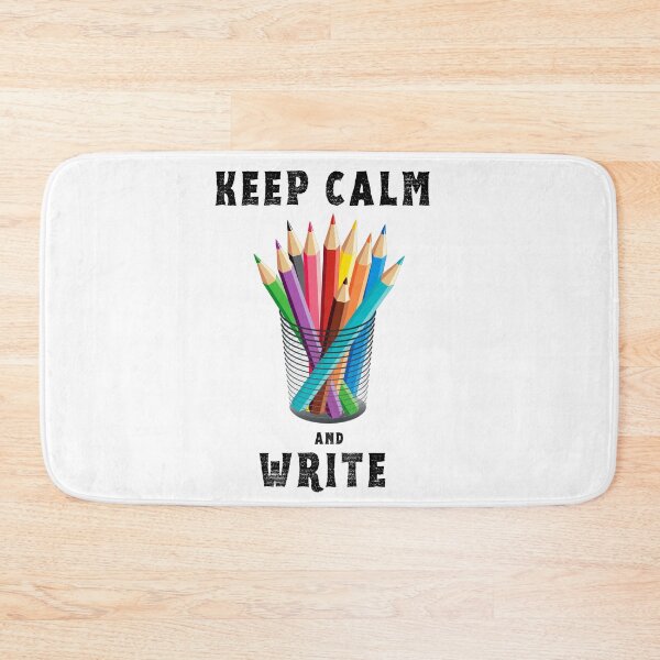 Item preview, Keep Calm and Write designed and sold by Ophelia's Wardrobe.
