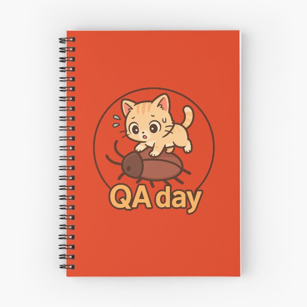 Item preview, QA Day Bug Hunter Cat designed and sold by Yuliya Brush.