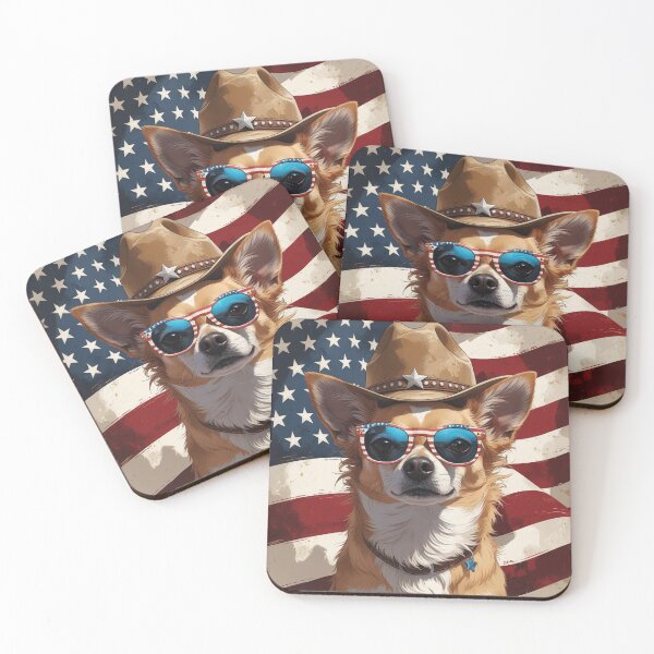 Item preview, Patriotic chihuahua lover Usa flag  designed and sold by jackoslimited.