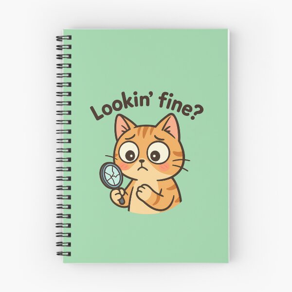 Item preview, Lookin’ Fine Cat Inspector designed and sold by Yuliya Brush.