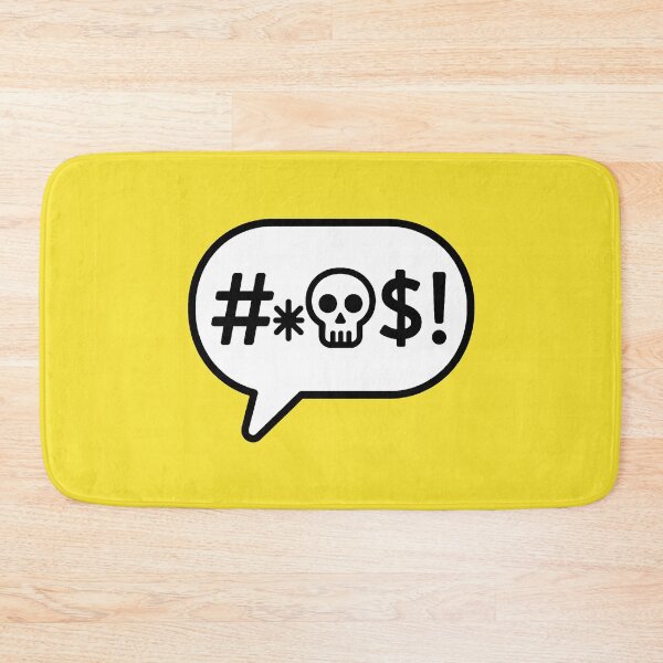 Item preview, Censored Rage – Comic Swear Bubble with Skull designed and sold by hangmeart.