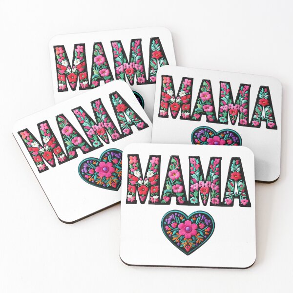 Item preview, Mama with Love Floral Art Print designed and sold by Mate0 designer.