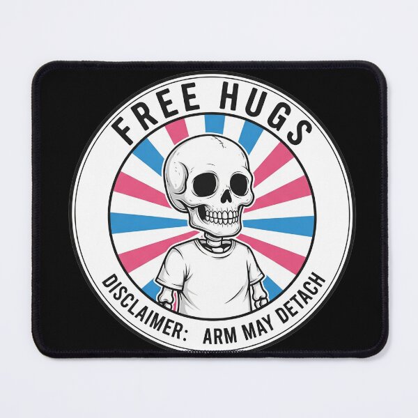 Item preview, Free Hugs Disclaimer: Arm May Detach Skeleton designed and sold by Owcomm.