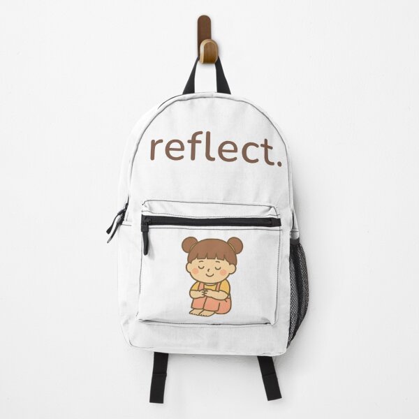 Item preview, Reflect – Peaceful Chibi Girl in Thoughtful Pause designed and sold by HelloPumpui.