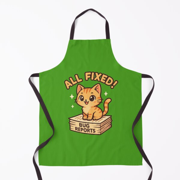 Item preview, All Fixed Bug Report Cat designed and sold by Yuliya Brush.