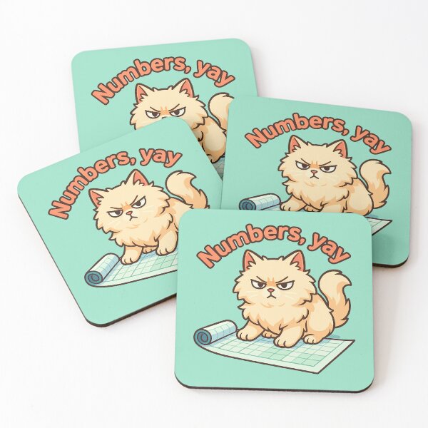 Item preview, Grumpy Cat Hates Spreadsheets designed and sold by Yuliya Brush.