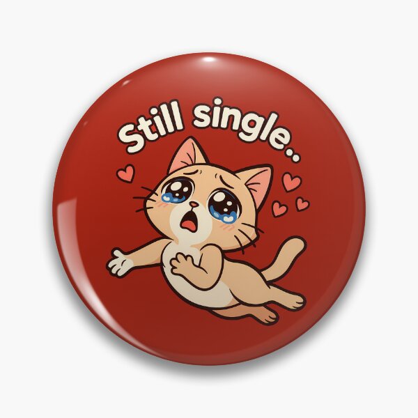 Item preview, Crying Cat Still Single Sticker designed and sold by Yuliya Brush.