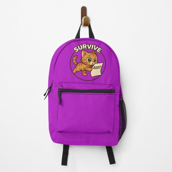 Item preview, Survive Audit Cat Sticker designed and sold by Yuliya Brush.