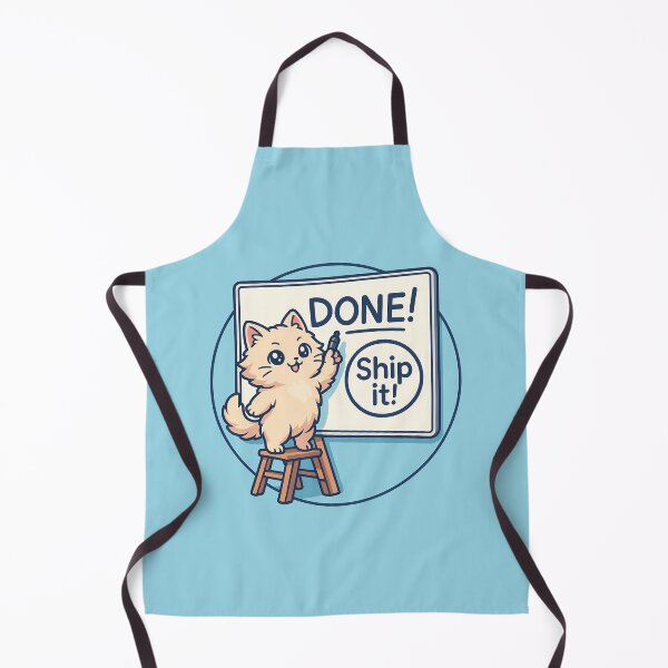 Item preview, Ship It! Task Complete Cat designed and sold by Yuliya Brush.