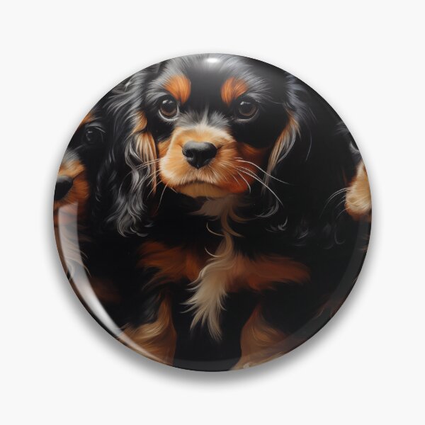 Item preview, Three Cavalier King Charles Spaniel Puppies designed and sold by PetsArt.