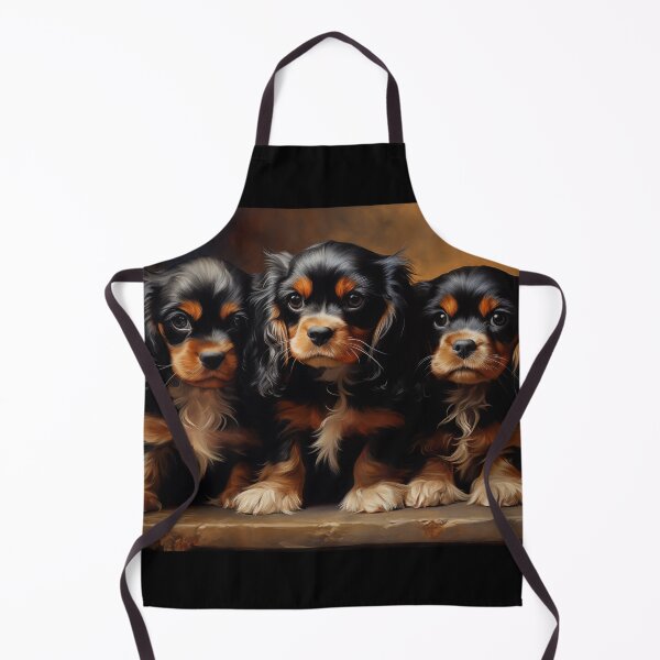 Item preview, Three Cavalier King Charles Spaniel Puppies designed and sold by PetsArt.