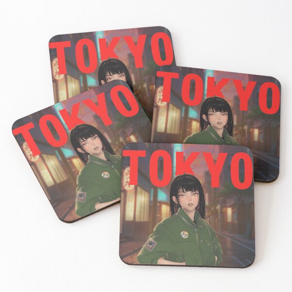 Item preview, "Tokyo Nights" – Girl on a Tokyo Street  designed and sold by Kasza-89.