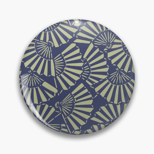 Item preview, Japanese hand fans - seamless vintage pattern designed and sold by Japan Design Prints.