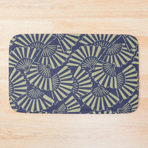 Item preview, Japanese hand fans - seamless vintage pattern designed and sold by Japan Design Prints.