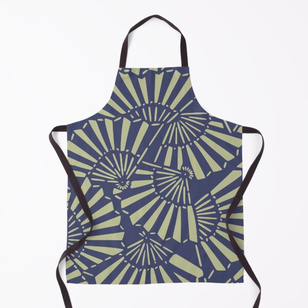 Item preview, Japanese hand fans - seamless vintage pattern designed and sold by Japan Design Prints.