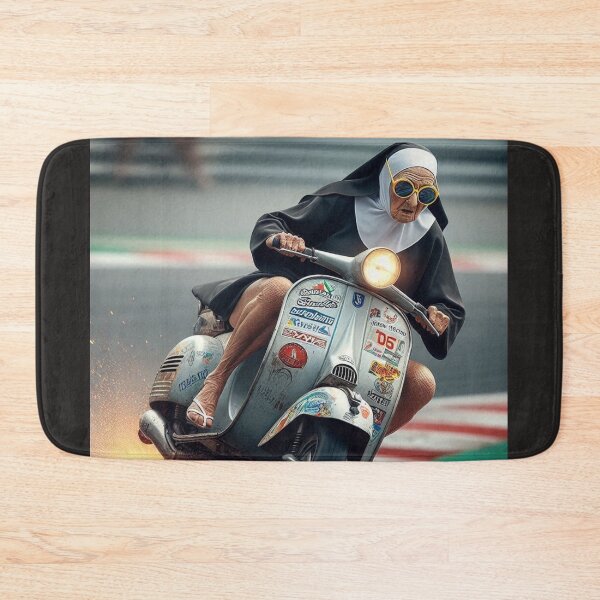 Item preview, "Holy Shift! Nun on the Run!" designed and sold by Print Fiction.