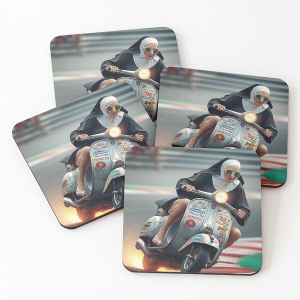 Item preview, "Holy Shift! Nun on the Run!" designed and sold by Print Fiction.