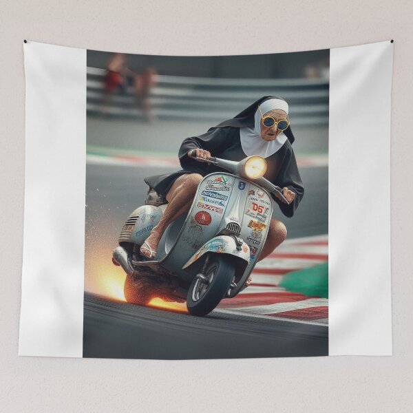 Item preview, "Holy Shift! Nun on the Run!" designed and sold by Print Fiction.
