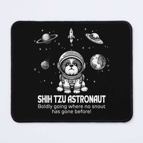 Item preview, Astronaut Shih Tzu Funny Space designed and sold by doodIllustrate.