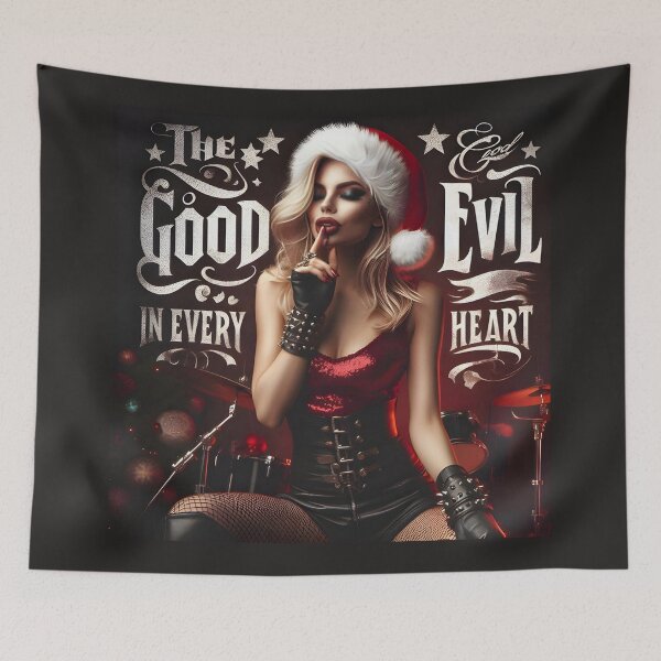 Item preview, Rock Lady Silence Christmas designed and sold by Voodoo Store Paranormal Collections.