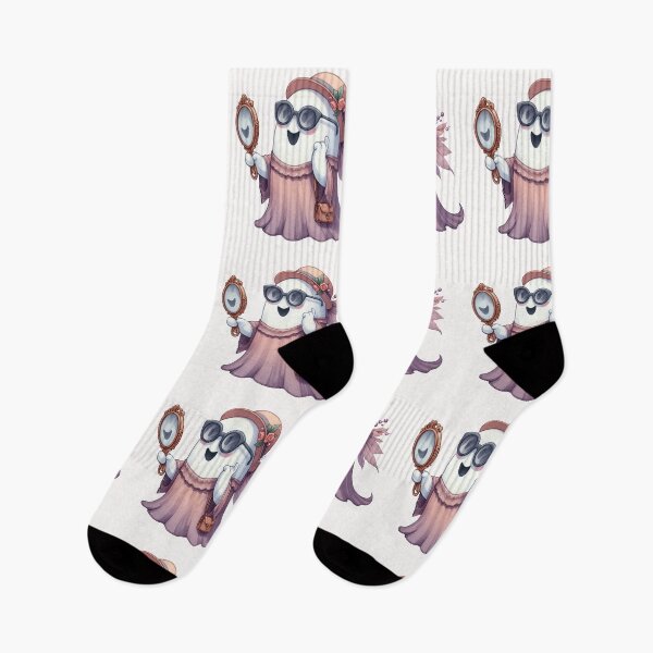 Item preview, Funny Retro Halloween Ghost  designed and sold by cawtoon.