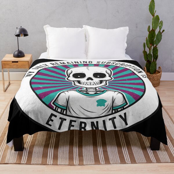 Item preview, My Only Remaining Subscription Is Eternity Skeleton designed and sold by Owcomm.