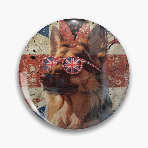 Item preview, Patriotic german shepherd lover UK flag england designed and sold by jackoslimited.