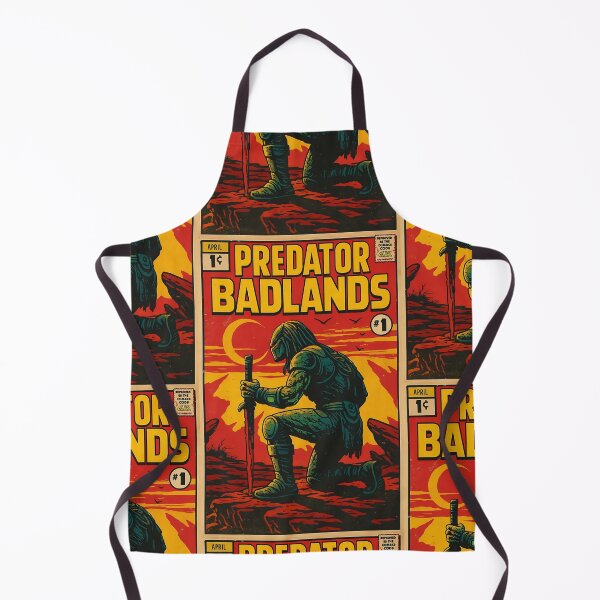 Item preview, Retro Predator Badlands Comic Cover – Sci-Fi Alien Warrior Artwork designed and sold by AS94 Creative Designs.