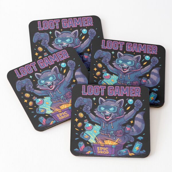 Item preview, Loot Gamer Raccoon – Funny Gaming Streamer designed and sold by Romeo Fashion.